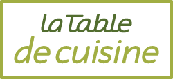 La table de cuisine – le Castel Ac'h